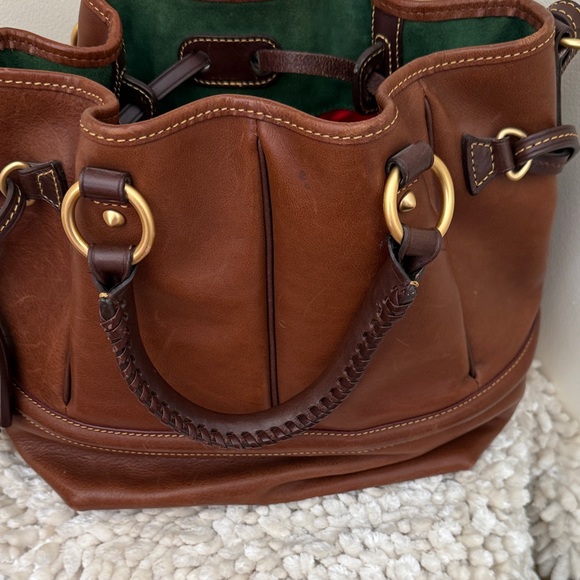 Dooney & Bourke Chestnut Leather Buckley Bag - Picture 11 of 11